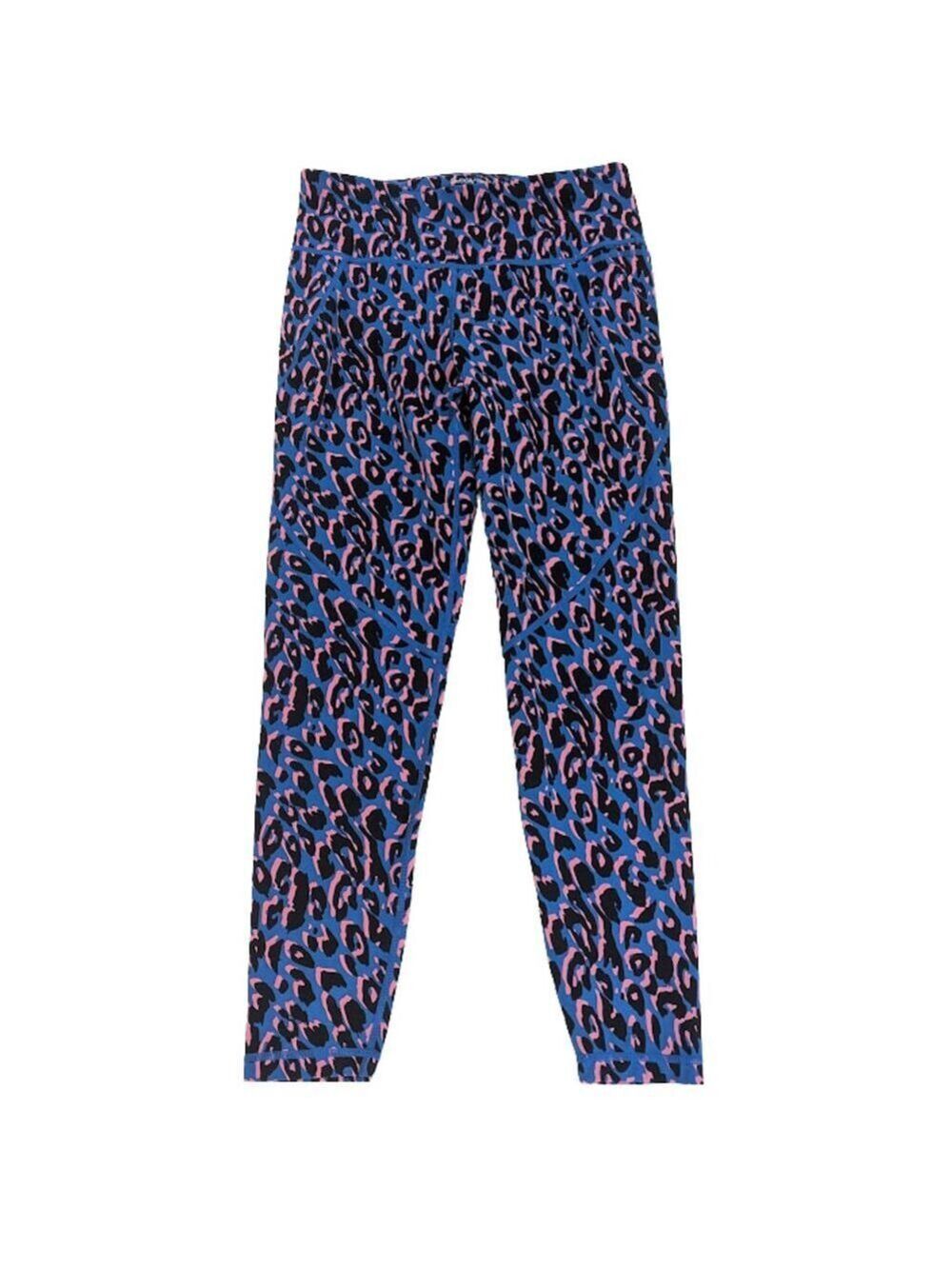 Sweaty Betty Power 7/8 Length Leopard Leggings Athleisure Workout | Size US 6